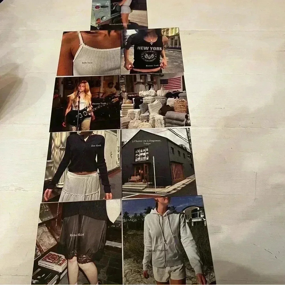 Brandy Melville fashion card assorted variety